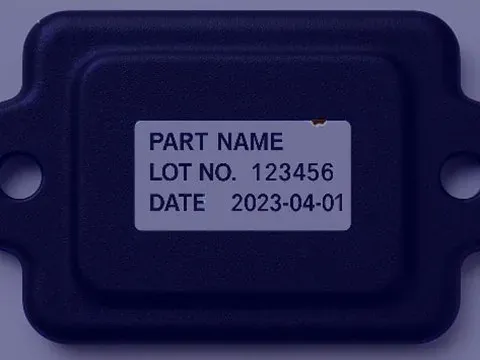 Torn nameplates whose text keeps changing (AI result)